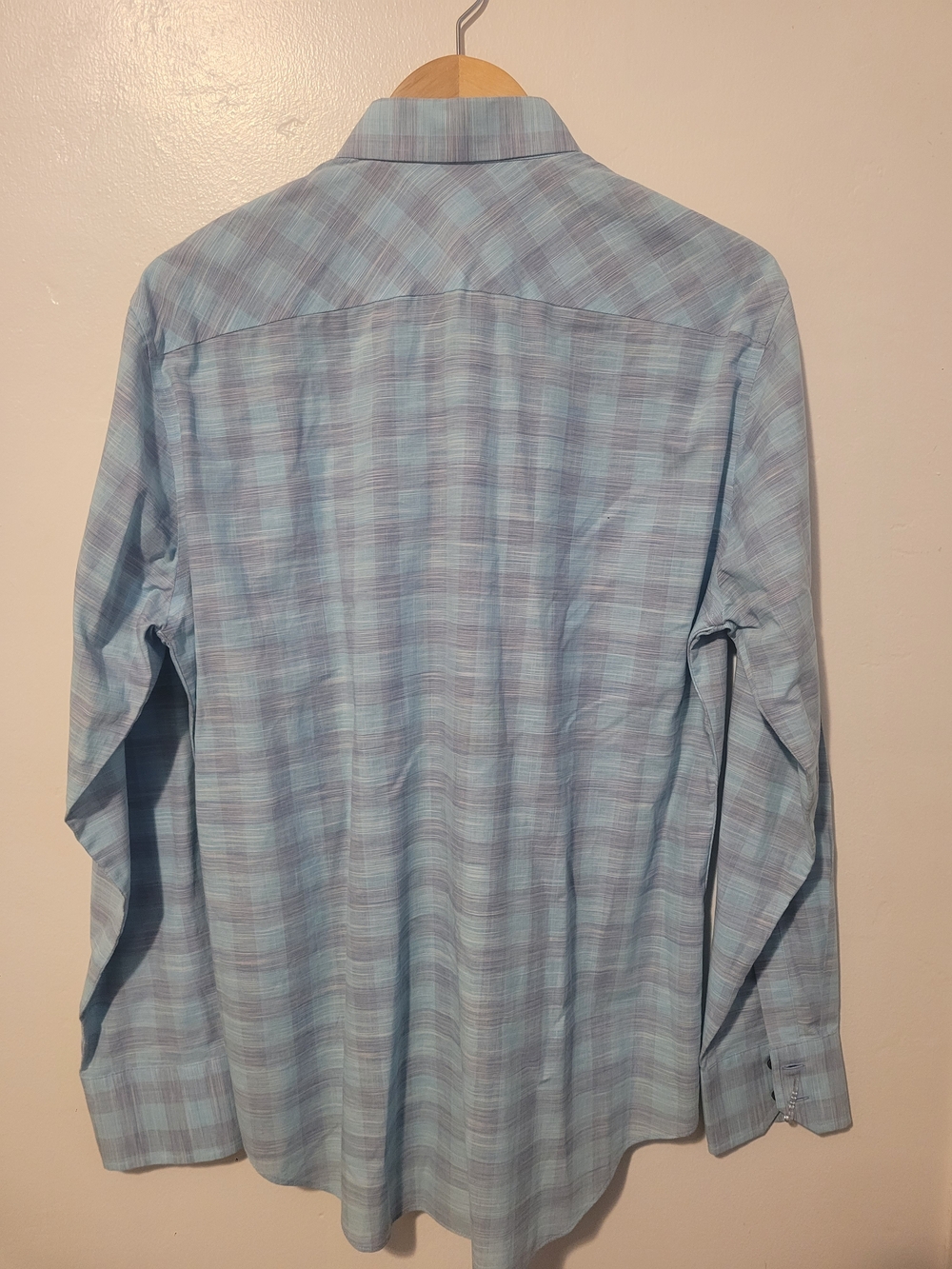Zachary Prell Light Blue Plaid Button-Down Shirt